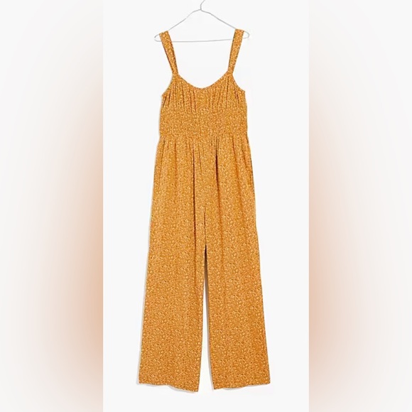Madewell Dresses & Skirts - Madewell Sophia Tank Wide-Leg Jumpsuit in Florentine Floral Size XL